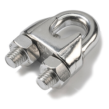 Stainless wire rope clips